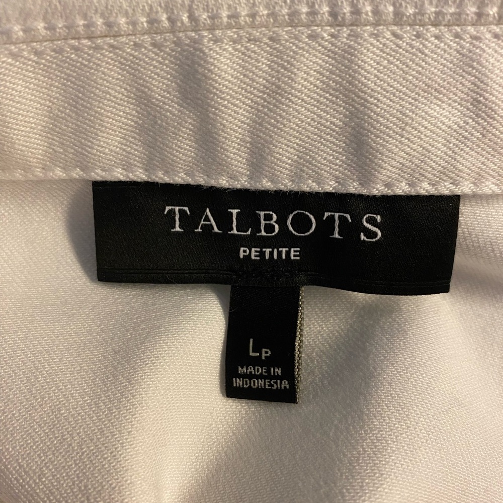 Talbots Classic White Jean Jacket - Picture 3 of 5